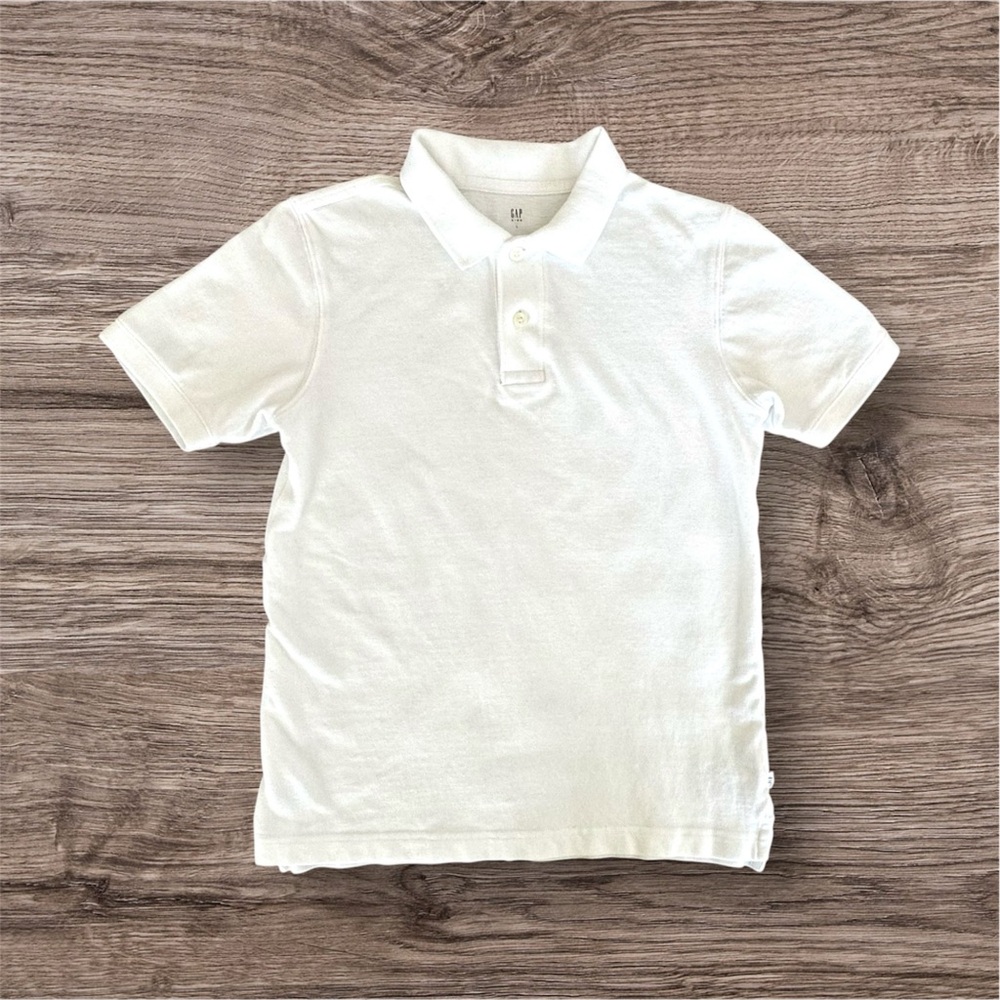 Boys Gap Short Sleeve Cotton Shirt with Collar Size Large